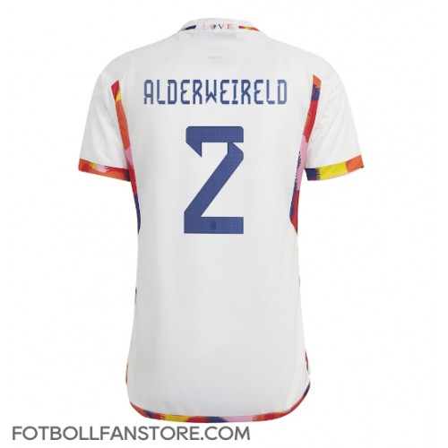 Belgien Toby Alderweireld #2 Borta matchtröja VM 2022 Kortärmad Billigt